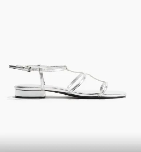 Sandale argentée H&M