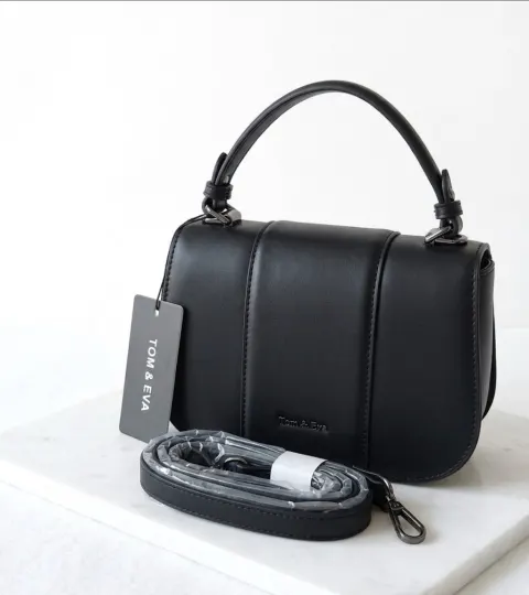 Mini sac clucht noir Tom&Eva