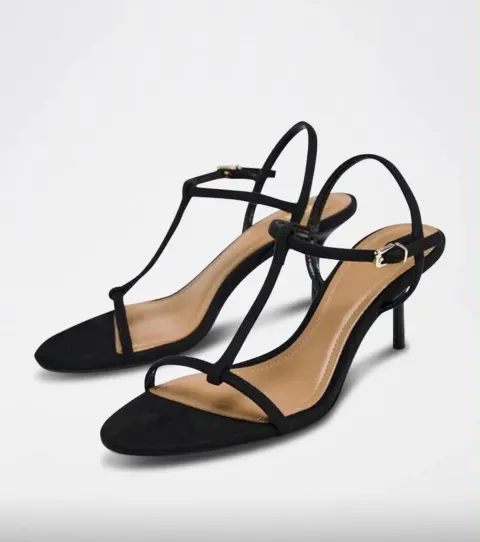 Sandale noire Zara