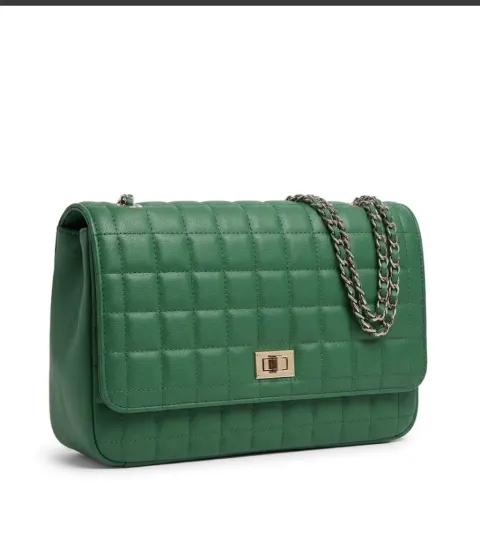 Sac clucht vert drapé IRL