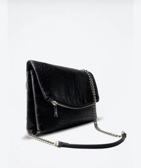 Sac clucht noir Bershka