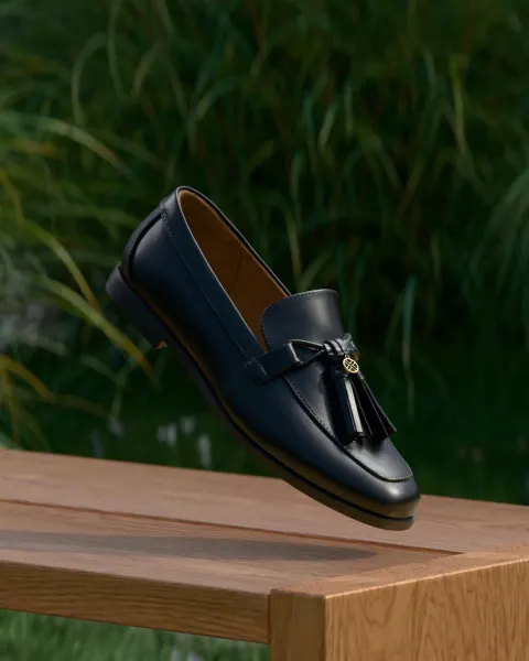 Mocassin bleu nuit Anna Field