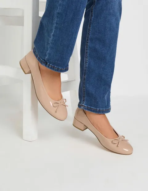 Escarpin bloc beige Next