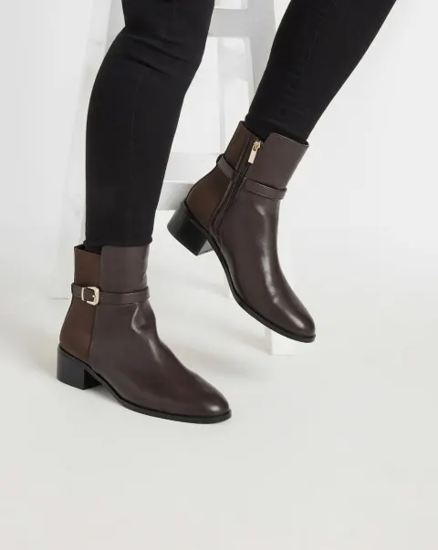 Botte marronne Next
