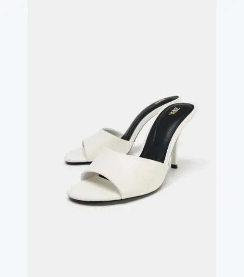 Mule blanche Zara