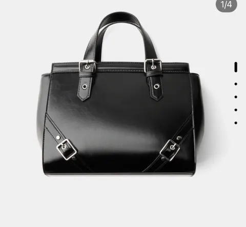 Sac noire moyen Bershka