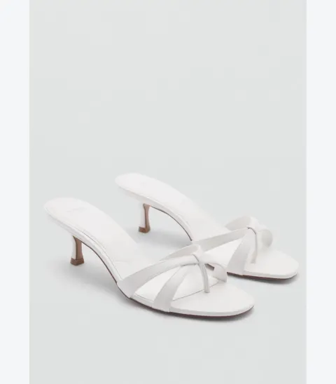 Mule blanche Mango