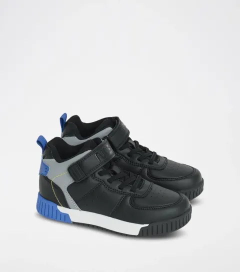 Cool club tennis noir bleu montante