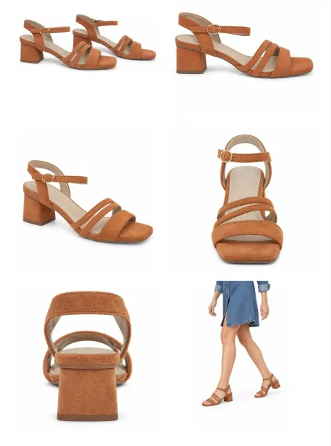 Sandale bloc marron Montevita