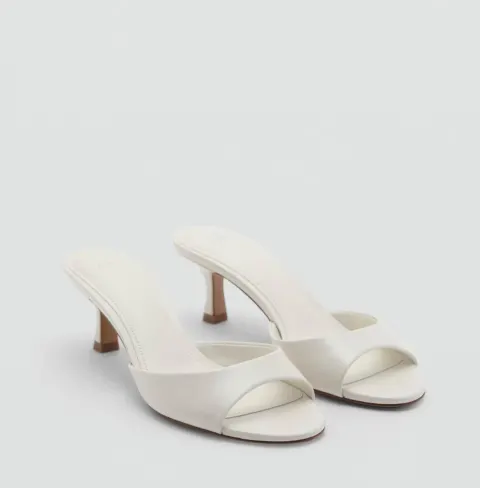 Mule blanche Mango