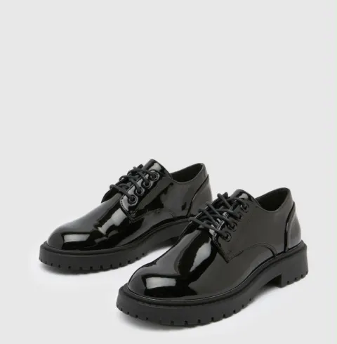 Derby noire vernie Next