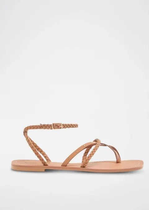 Sandale camel Bohoo