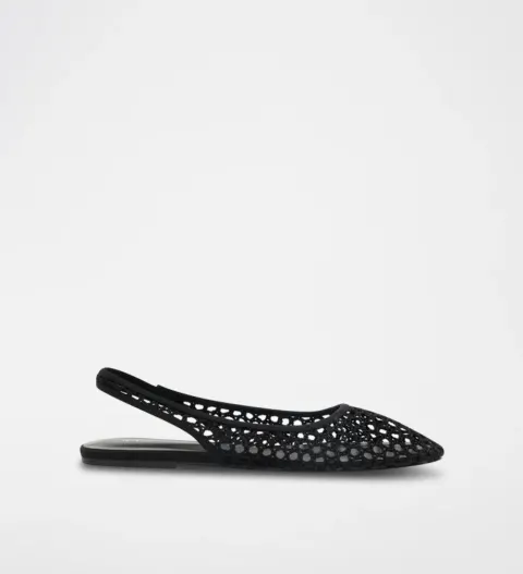 Slingback noire grille Lefties