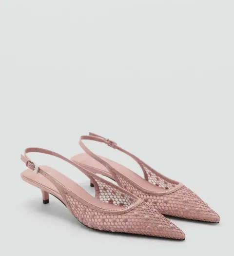 Slingback saumon Mango