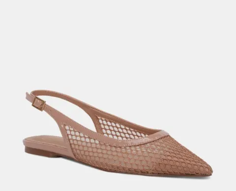 Slingback grille nude Next